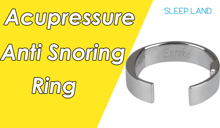acupressure anti snoring ring
