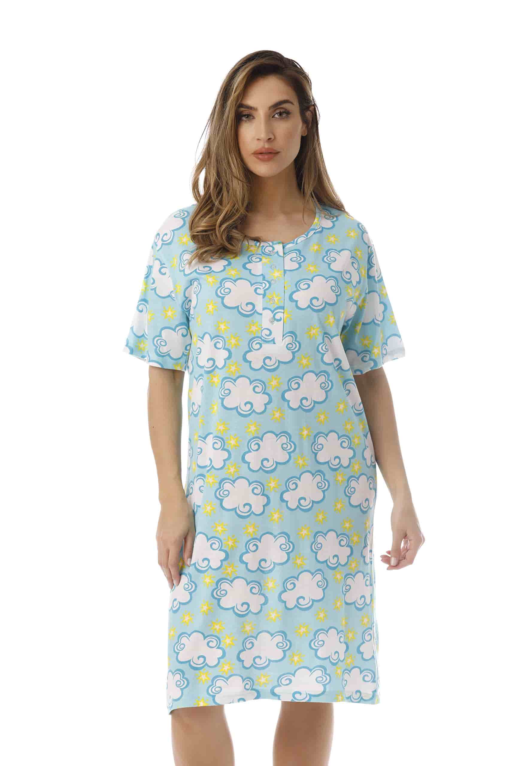 Short-Sleeve Nightgown by Just Love